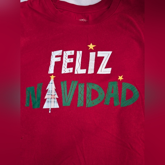 Wondershop at Target Red Women's Sleepwear Feliz Navidad Pre-Owned - Picture 5 of 9